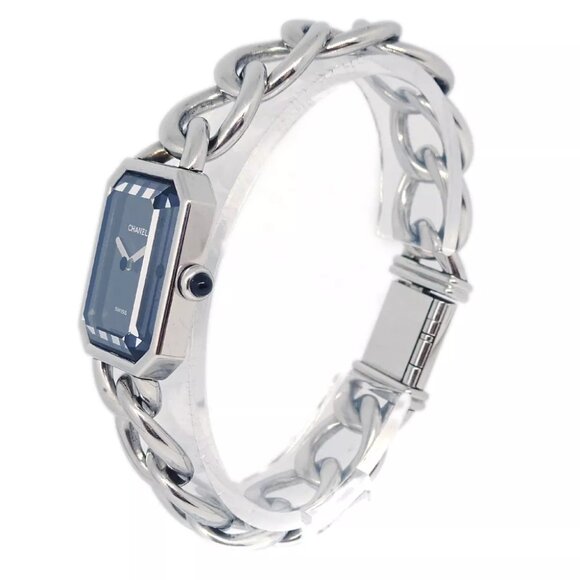 Chanel Premiere Ladies Quartz Watch #XL Q.N.39162 Silver Stainless Steel main image 6